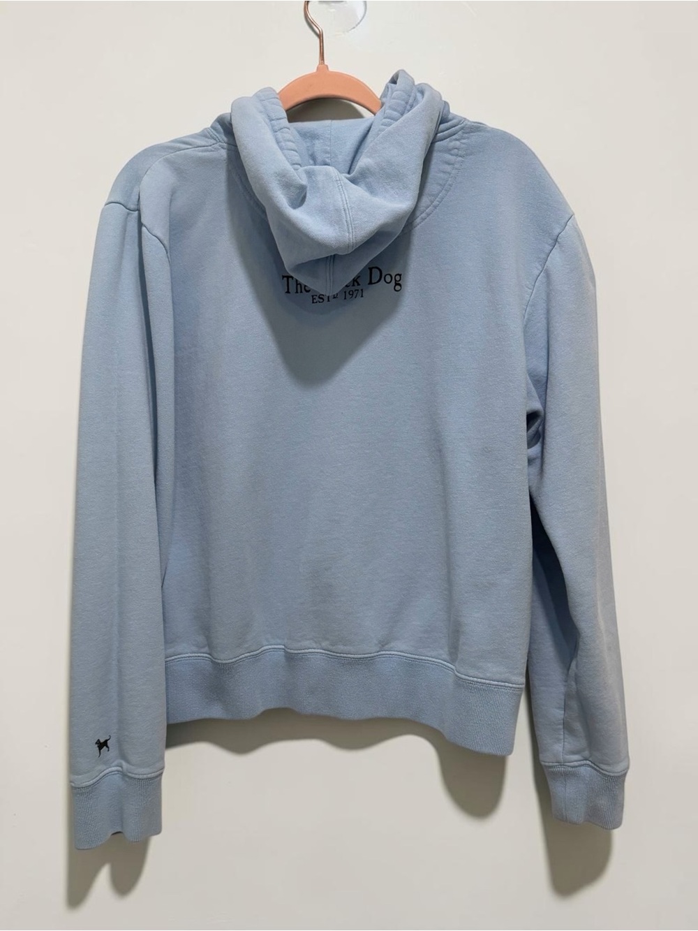 The Black Dog Legacy Collection Hoodie Size XL Light Blue Pullover - Picture 2 of 7